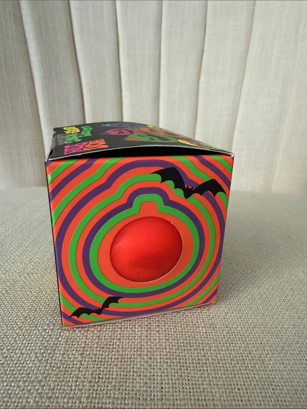 NEW NeeDoh Jack-Glow Lantern GLOWS IN THE DARK orange pumpkin Halloween squishy